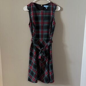 Draper James Plaid Sleeveless Dress, Sz 2